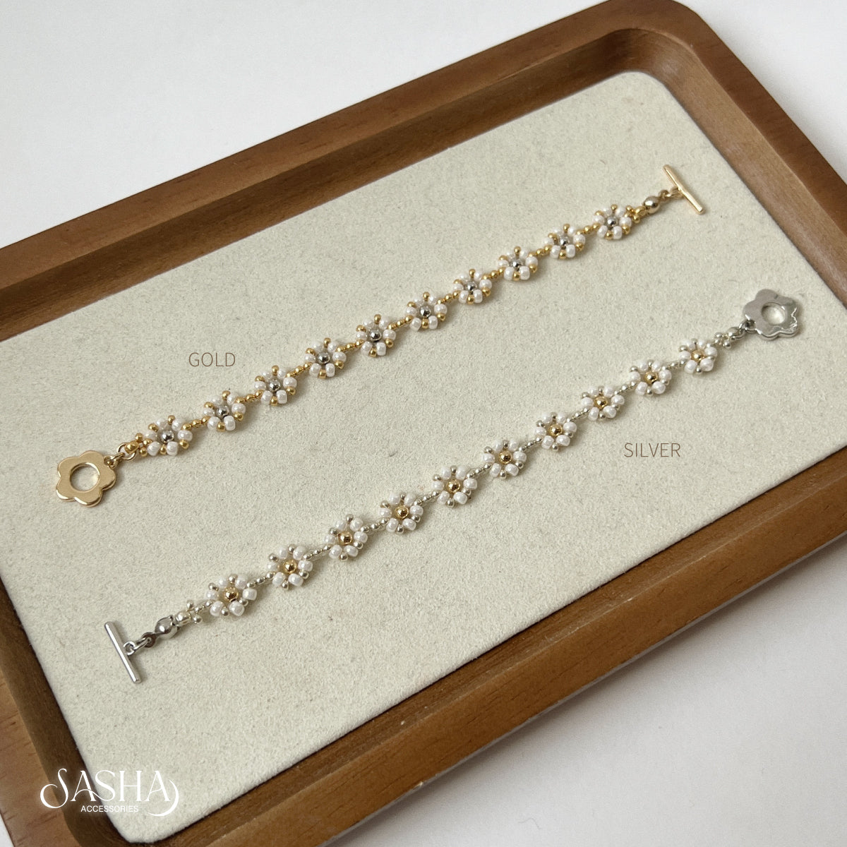 銀色洛可可手鏈